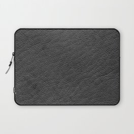 Modern Black Leather Collection Laptop Sleeve