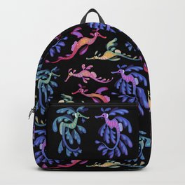 Sea dragons Backpack | Fish, Summer, Colorful, Leaf, Kawaii, Saltwater, Leafyseadragon, Winter, Seadragon, Cute 