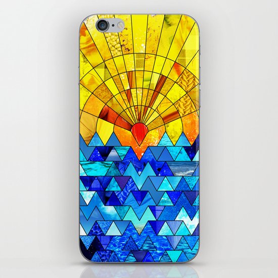 Sun & Sea Collage iPhone & iPod Skin