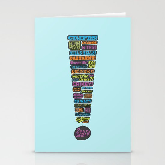 Exclamation! Stationery Cards