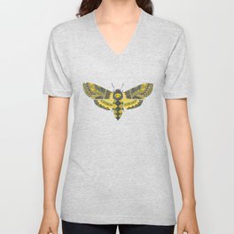 "Acherontia atropos" Moth V Neck T Shirt