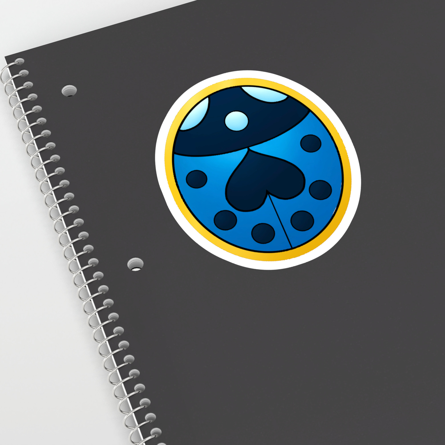 Giorno Giovanna Ladybug Blue Sticker By Moachoa Society6 A collection of the top 40 ladybug wallpapers and backgrounds available for download for free. giorno giovanna ladybug blue sticker by moachoa