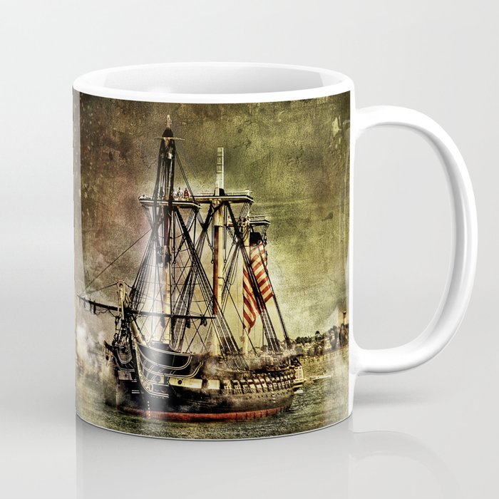 Tall ship USS Constitution Coffee Mug