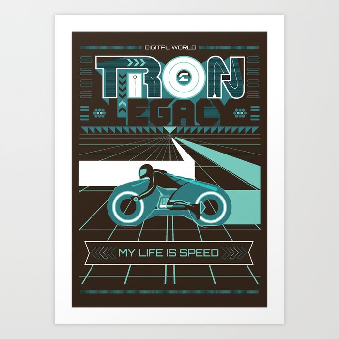 Tron Legacy Art Print