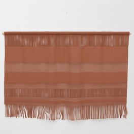 DARK COPPER solid color. Rust bronze plain modern abstract pattern  Wall Hanging