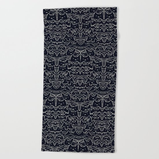 Wave of Cats Beach Towel