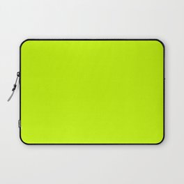 Bright green lime neon color Laptop Sleeve