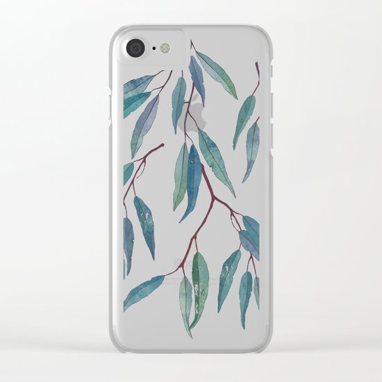 Eucalyptus leaves Clear iPhone Case