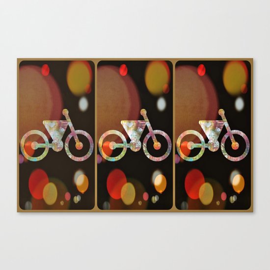 Bicycle Brown Derby Canvas Print