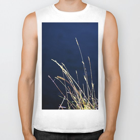 Evening Grass Biker Tank