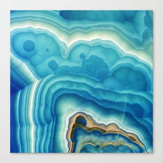 Blue Onyx Canvas Print