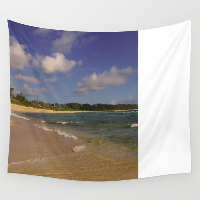 BEAUTIFUL OAHU BEACH Wall Tapestry