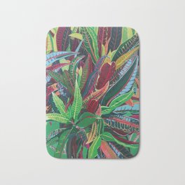 San Ignacio Bath Mat | Acrylic, Plant, Nature, Painting, Belize, Curated, Tropical 