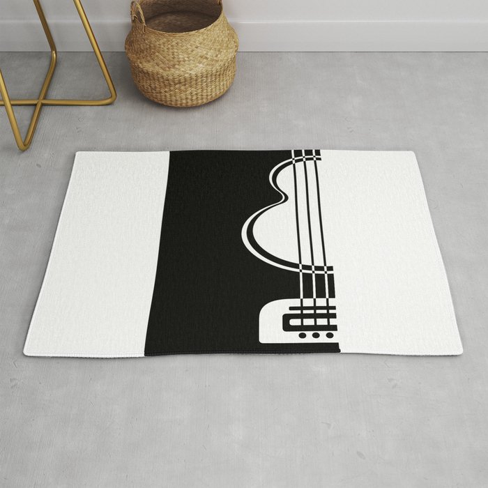 guitar wallpaper Rug