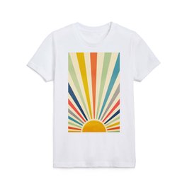 Sun Retro Art III Kids T Shirt