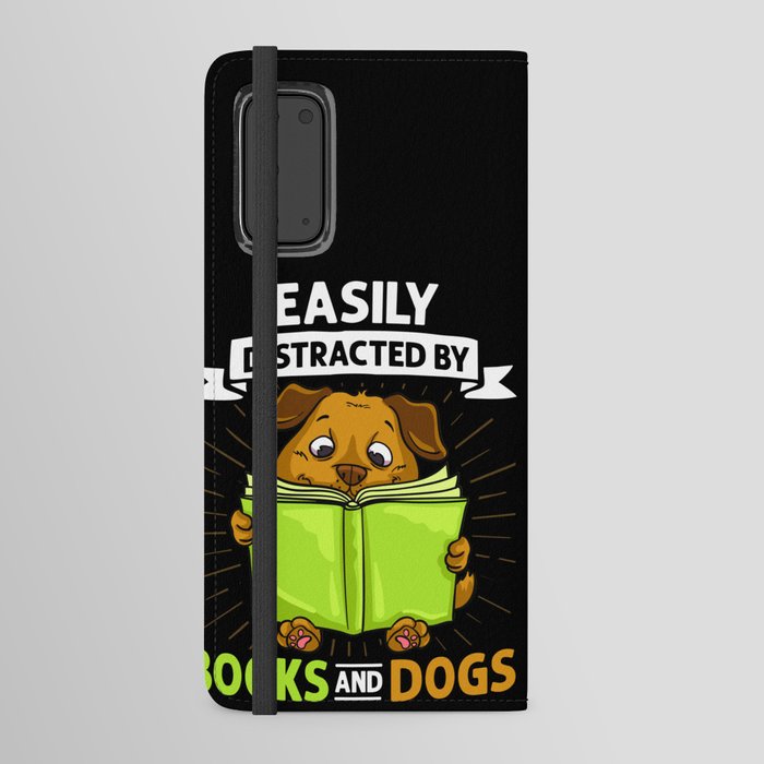 Book Dog Reading Bookworm Librarian Reader Android Wallet Case