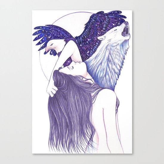Wings Of An Eagle Canvas Print