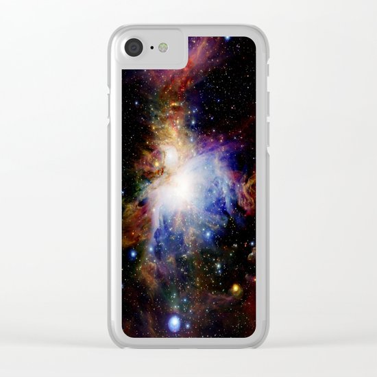 Orion NebulA Colorful Full Image Clear iPhone Case