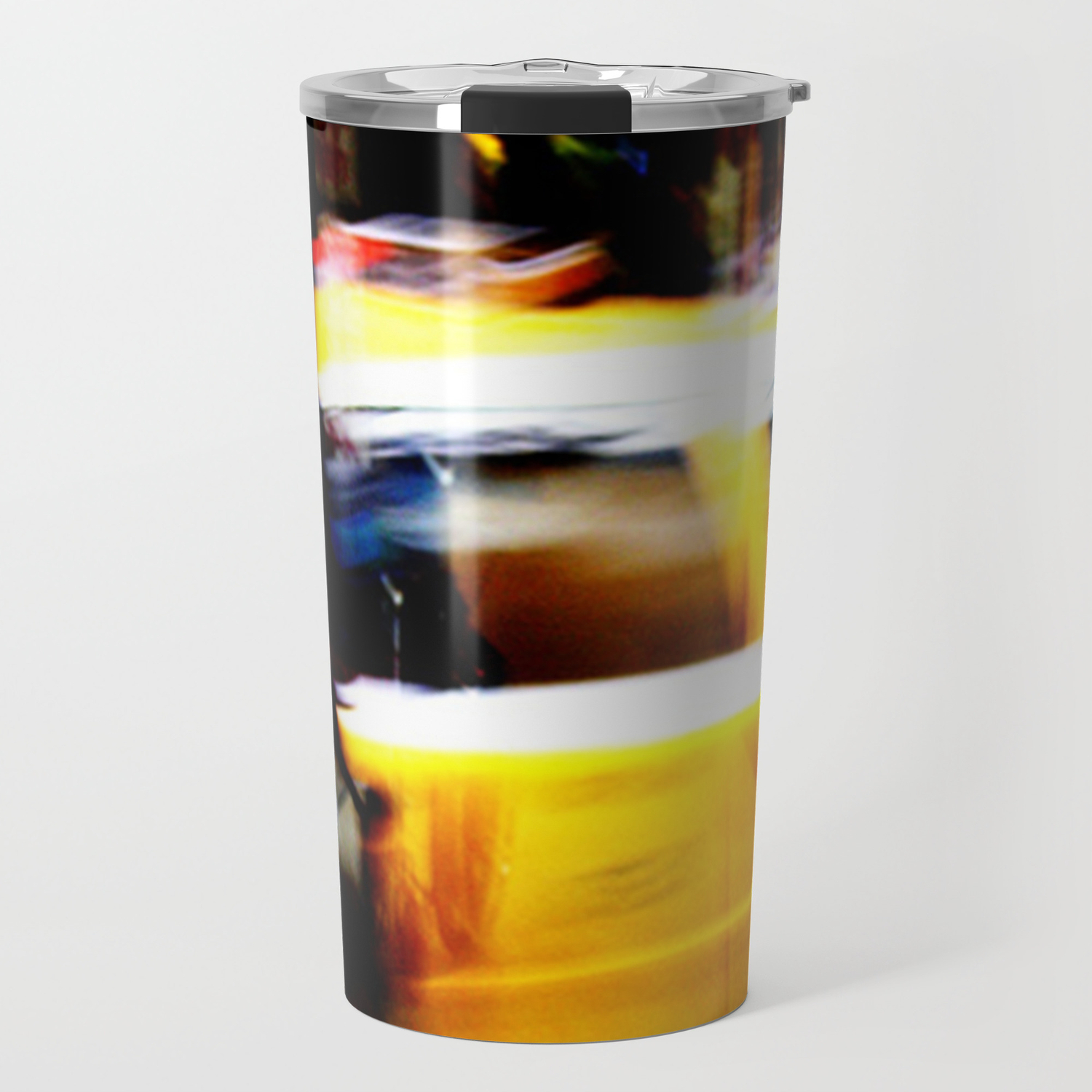 Yellow Travel Mug By Artistbaron Society6