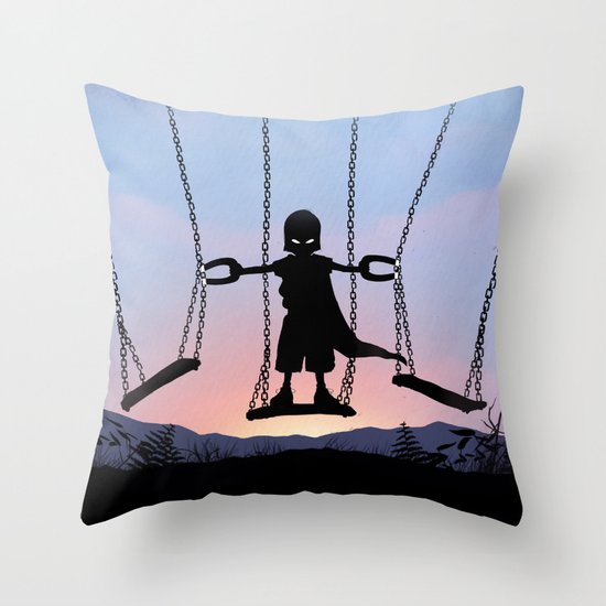 Magneto Kid Throw Pillow