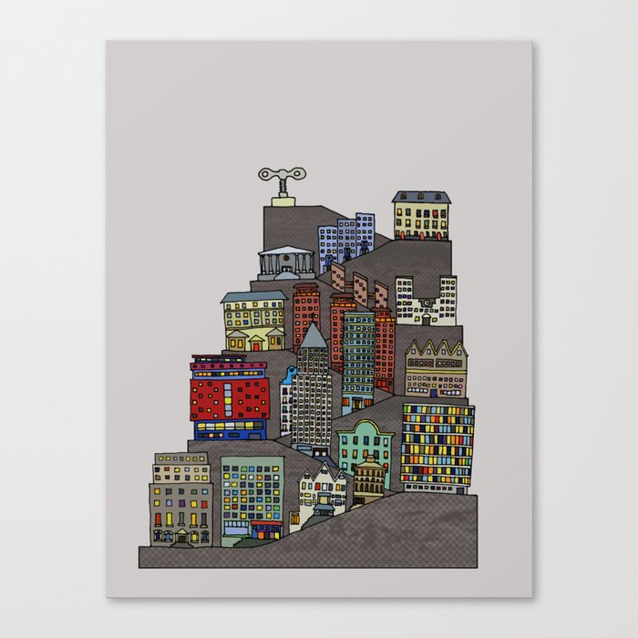 Townscape Canvas Print