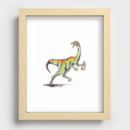 tequilasaurus Recessed Framed Print