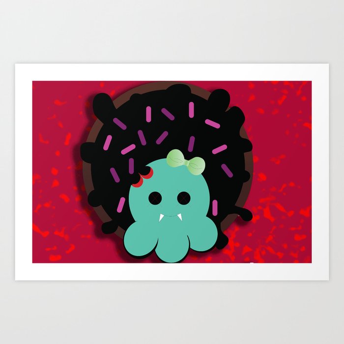Octofang Art Print