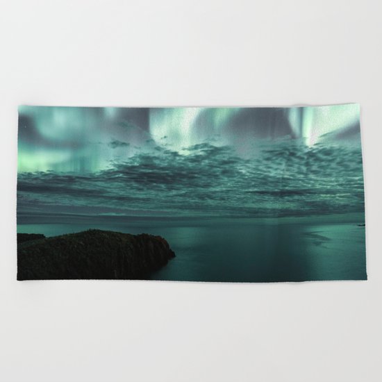 Aurora Borealis II Beach Towel