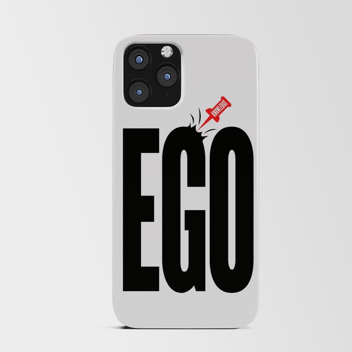 Ego vs Knowledge iPhone Card Case