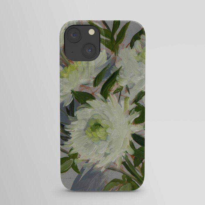 White Chrysanthemums iPhone Case