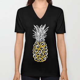 Tropical Illusion V Neck T Shirt