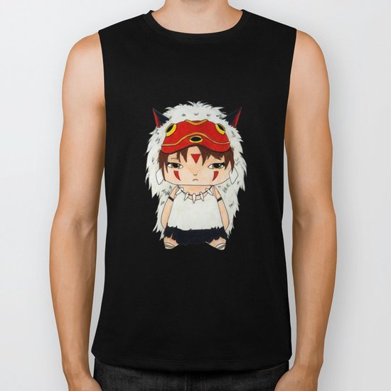 A Girl - Mononoke Biker Tank