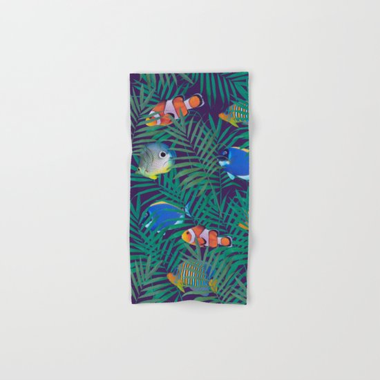aquarium Hand & Bath Towel