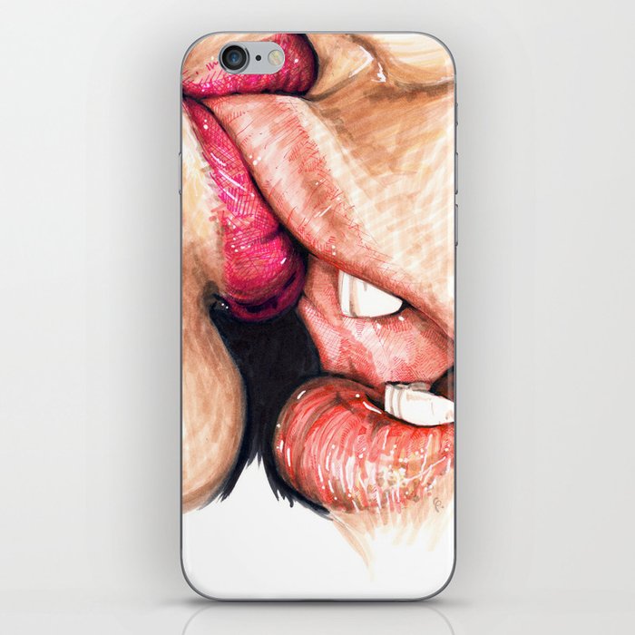 Taste of your kiss iPhone Skin