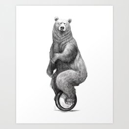 Uni-Bear Art Print