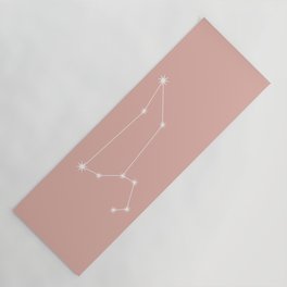 LEO Pastel Pink – Zodiac Astrology Star Constellation Yoga Mat