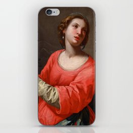 Saint Cecilia by Artemisia Gentileschi iPhone Skin