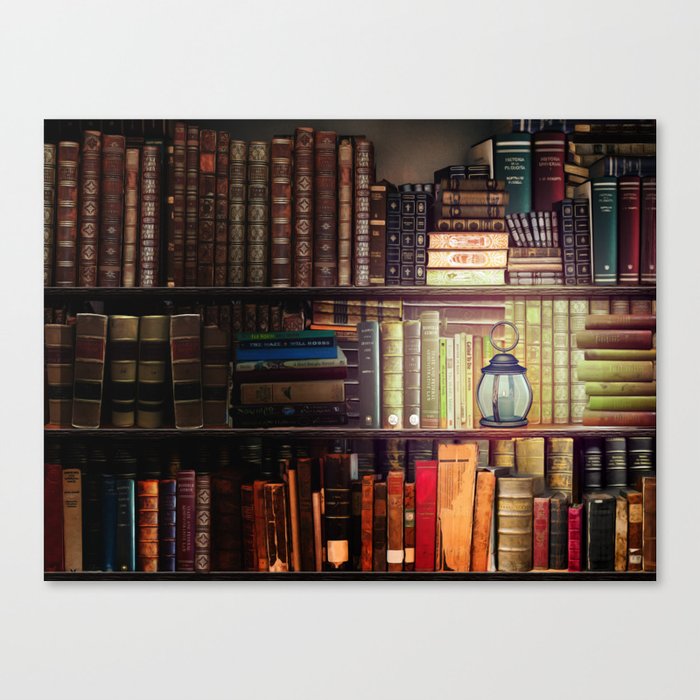 The Cozy Cottage Reading Nook Canvas Print