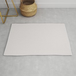 Soft Light Gray - Grey Solid Color Pairs PPG Silver Screen PPG1014-3 - All One Single Shade Colour Rug