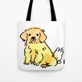 Butters - Puppy Watercolour Tote Bag
