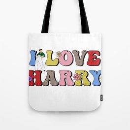 I love (heart) Harry s, for men woman kids  Tote Bag
