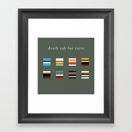 Album Art Series: Death Cab for Cutie Framed Art Print