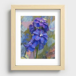 DELPHINIUMS Recessed Framed Print