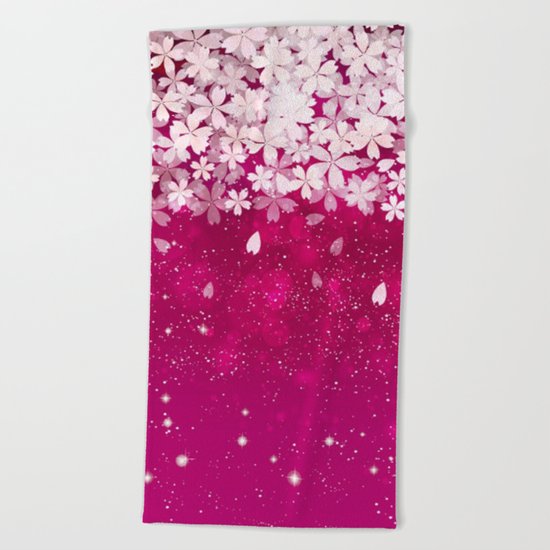 Cherry blossom #13 Beach Towel
