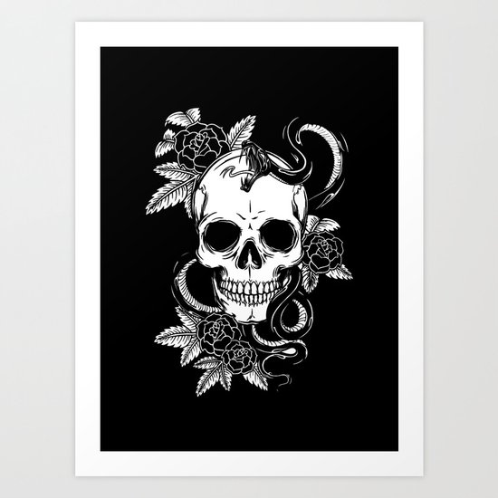SKULL 7 Art Print