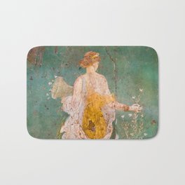 Primavera Fresco Bath Mat | Pompeii, Rustic, Tapestry, Painting, Poster, Print, Decor, Fresco, Art, Classical 