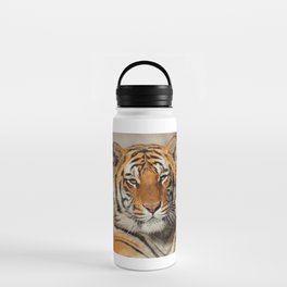Close up portrait of a tiger Water Bottle
