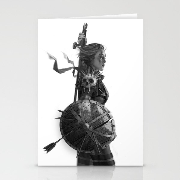 Warrior 6 Stationery Cards