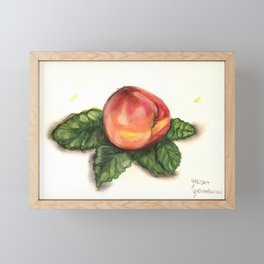 peach Artwork Framed Mini Art Print