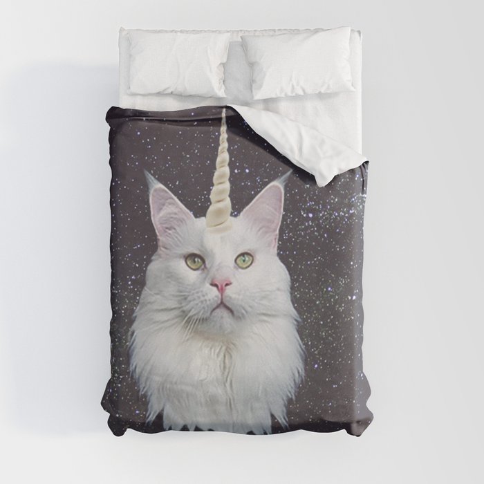 Unicorn Cat Duvet Cover